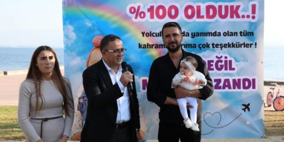 Balonlar Masal Bebek İçin Uçuruldu