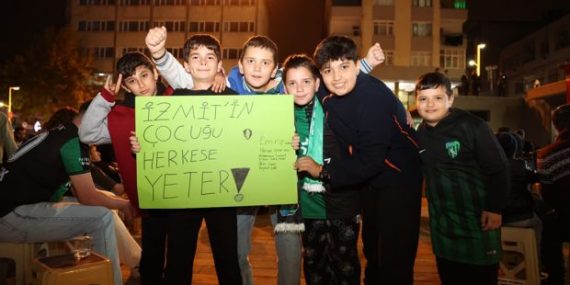 Derince’de Kocaelispor Coşkusu