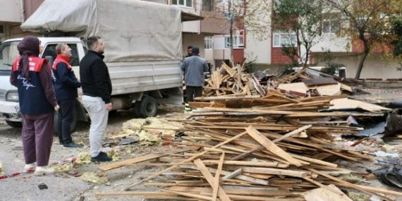 Fırtınadan uçan çatılar için hasar tespiti