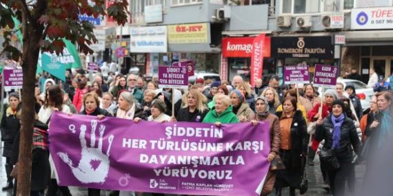 Hiçbir kadın şiddete maruz kalmasın istiyoruz