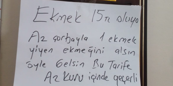İzmit’te çorba içen ekmeği yanında getirecek!