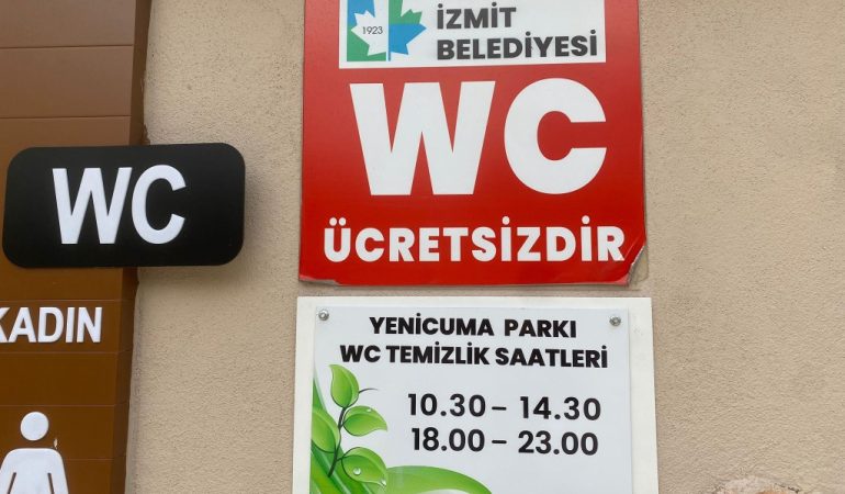 Yenicuma tuvaleti çok kalabalık, çok pis
