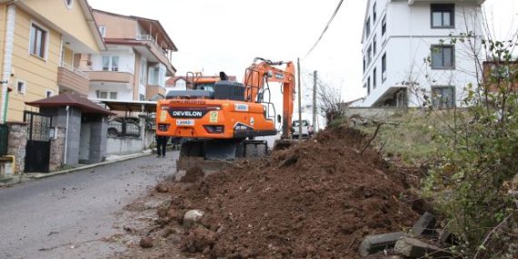 Mersincik’te Yol Genişletme Çalışmaları