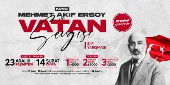 Vatan Sevgisi Mısralarda Hayat Bulacak