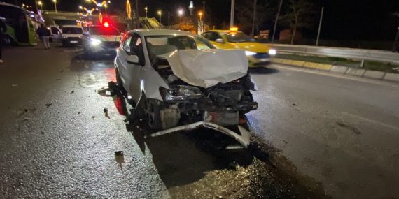 Alkollü sürücü 3 kişiyi yaraladı!