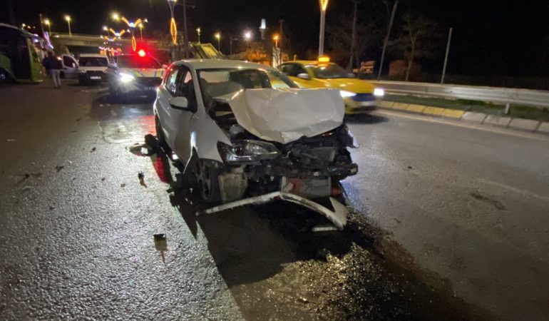 Alkollü sürücü 3 kişiyi yaraladı!
