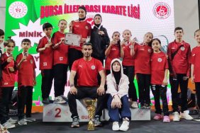 1 KÖRFEZ GB KARATE TAKIMI BURSA İLLER ARASI LİGİNDEN MADALYALARLA DÖNDÜ