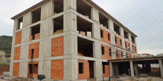 Körfez Devlet Hastanesi ek binası hızla yükseliyor