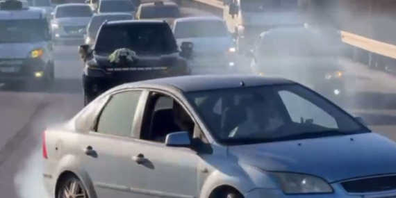 Düğün konvoyunda drift yapan sürücüye 46 bin TL ceza
