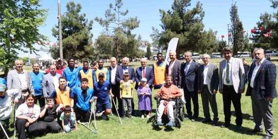 Özel çocuklara spor ve eğlence dolu festival
