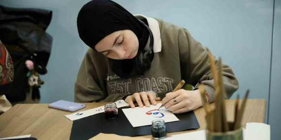 Gençler sanatla buluştu