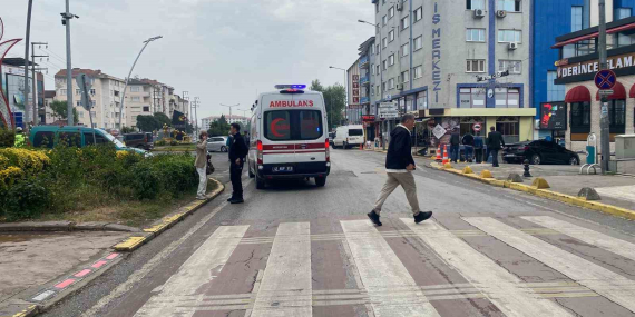 Otomobilin çarpığı yaya yaralandı