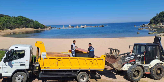 Kandıra plajları yeni sezona hazırlanıyor