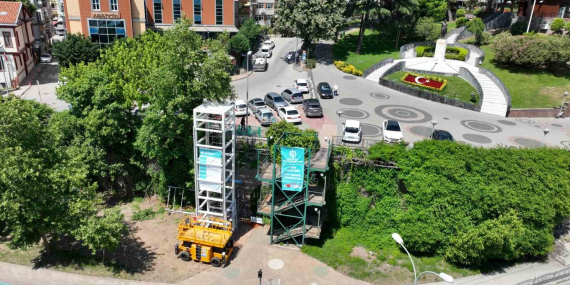 İzmit Tren Garı asansör çalışmaları devam ediyor