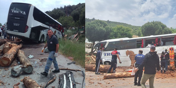 Katliam gibi kaza! Yolcu otobüsü ve kamyonun karıştığı zincirleme kaza: 6 ölü çok sayıda yaralı