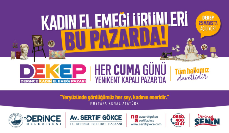 Derinceli kadınlar üretiyor,Derince kazanıyor