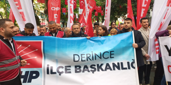 CHP Derince ve Sertif Gökçe 1 Mayıs kutlamalarında yerini aldı