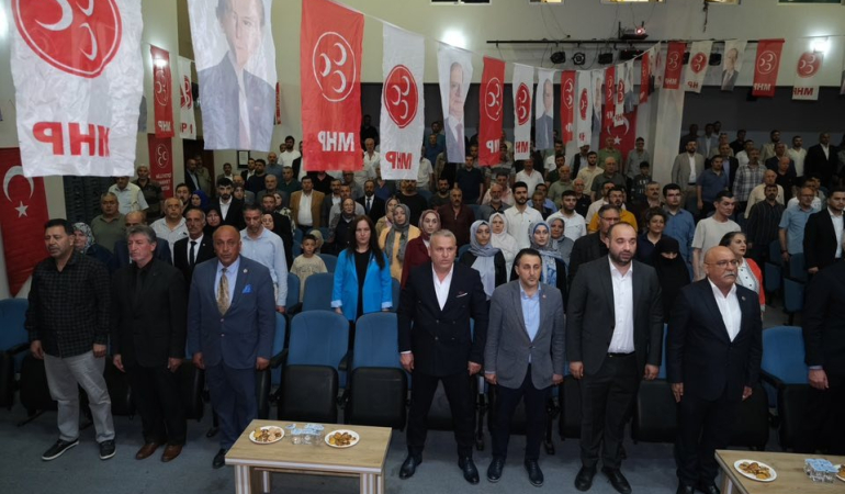 KÖRFEZ’DE MHP TEŞKİLATI BİRLİK SLOGANIYLA BULUŞTU
