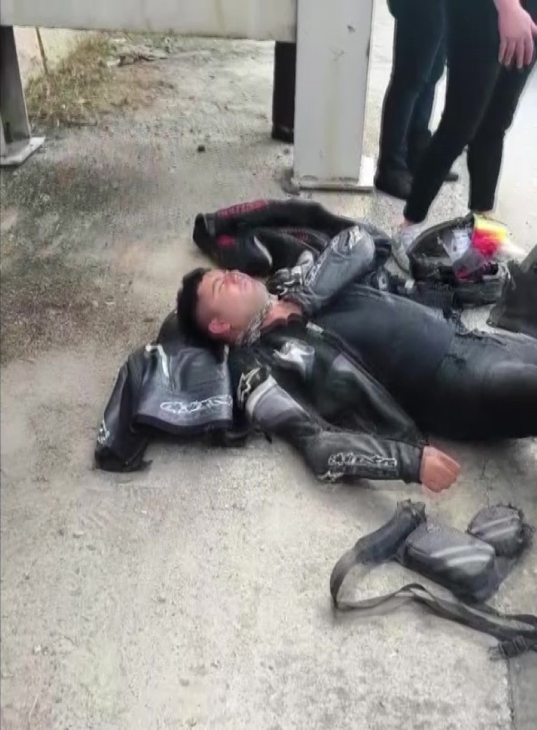 Korkunç kazada hayatlarının şokunu yaşadılar