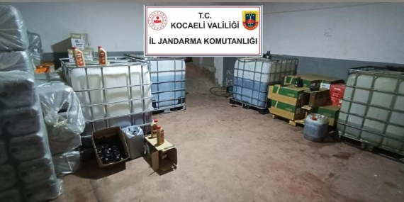 Kocaeli’de 11 milyon TL’lik sahte madeni yağ operasyonu