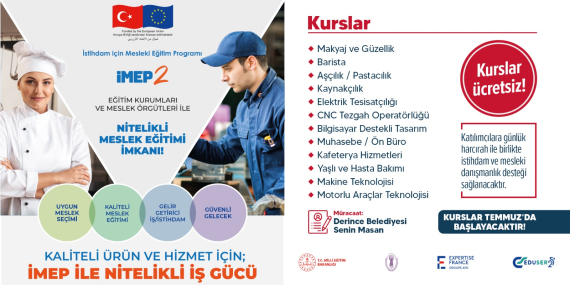 Derince’de nitelikli iş gücü için yeni adım
