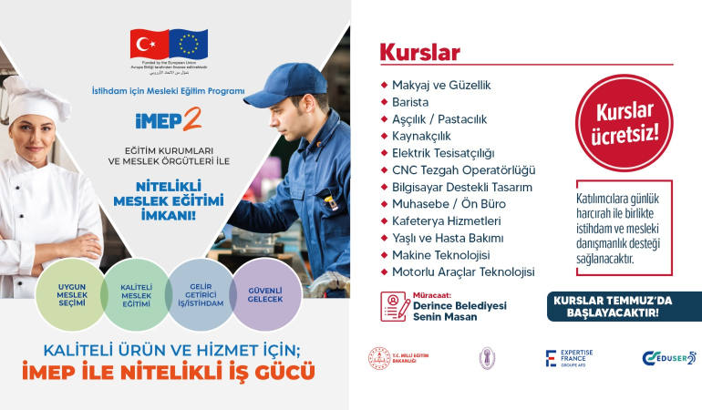 Derince’de nitelikli iş gücü için yeni adım