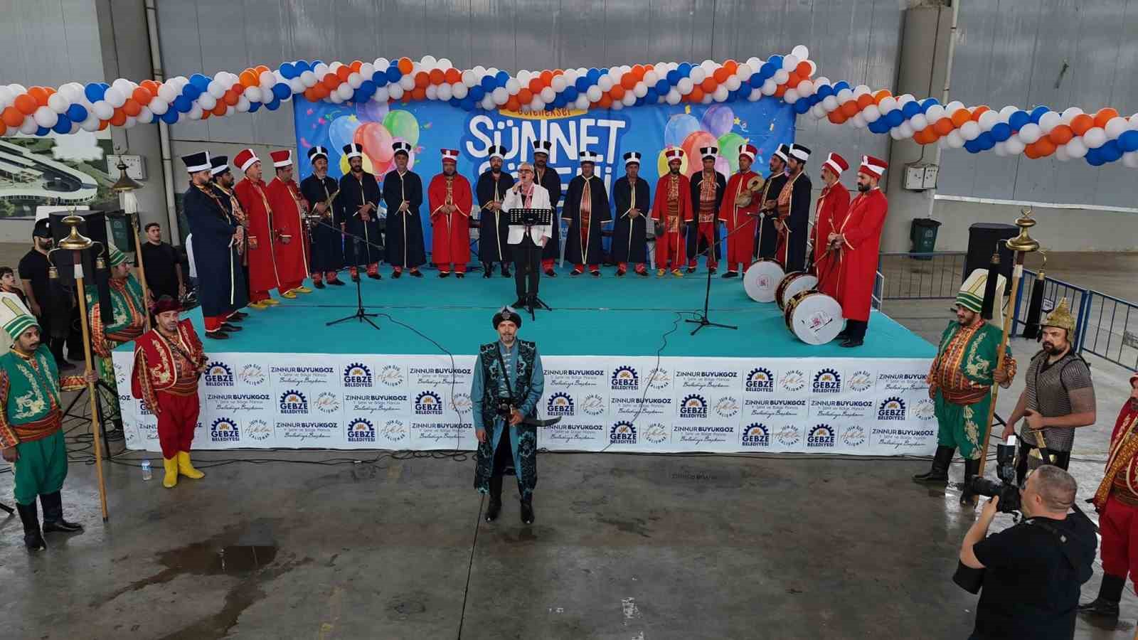 Gebze’de 450 çocuk için sünnet şöleni düzenlendi
