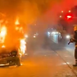 bayram dönüşü yangın