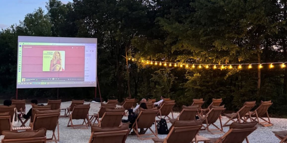 Kocaeli’de bir ilk! Ormanın ortasında sinema keyfi!