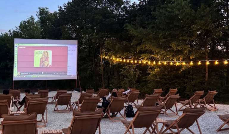 Kocaeli’de bir ilk! Ormanın ortasında sinema keyfi!