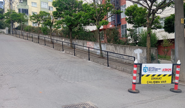 Kocaeli’de engelsiz kaldırımlar