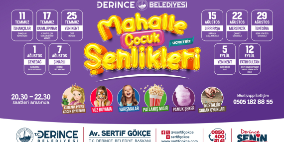 Çocukların Yaz Neşesi İshakçılar’da Başlıyor