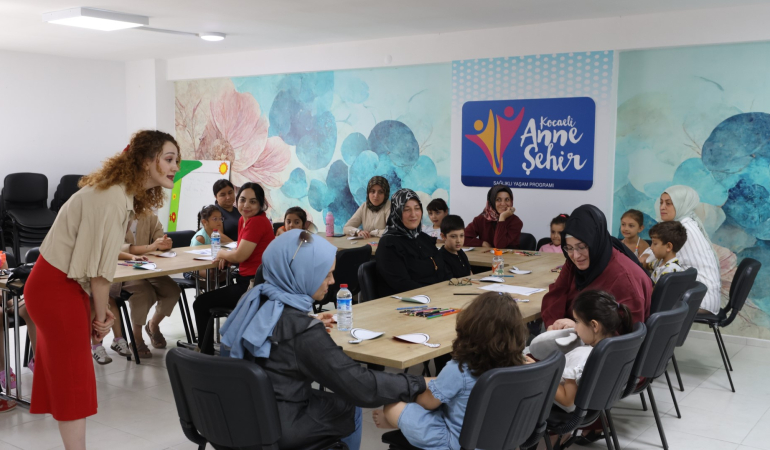 Bu atölyede çocuklara özgüven aşılanıyor