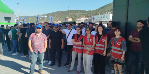 Gübretaş işçisi grevde