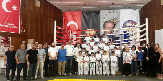 Körfez’de karate kuşak sınavı yapıldı