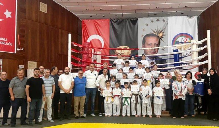 Körfez’de karate kuşak sınavı yapıldı