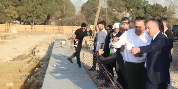 Tünel segmentleri İzmit’teki ana üretim alanına geldi