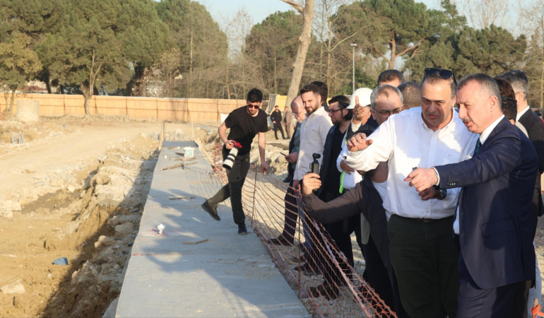 Tünel segmentleri İzmit’teki ana üretim alanına geldi