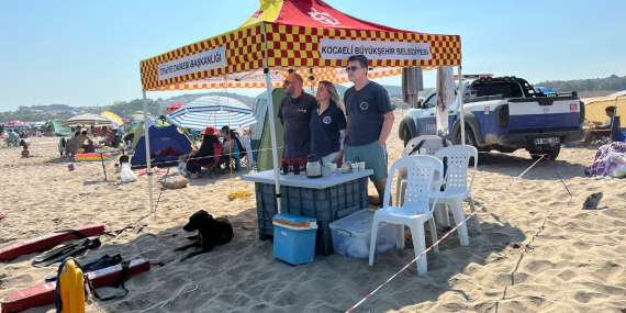 Sahillerde acıya aman vermediler