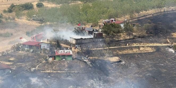 Derince’de korkutan yangın! Yerleşim alanlarına sıçradı