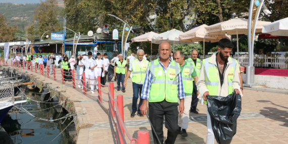 Hereke Sahili’nde kıyı temizliği yapıldı