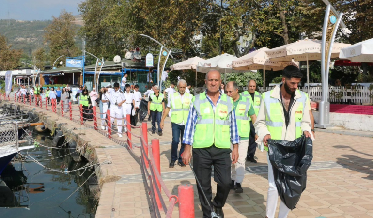 Hereke Sahili’nde kıyı temizliği yapıldı
