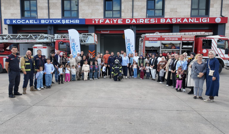 Öğrenciler itfaiyecilik mesleğini yakından tanıdı