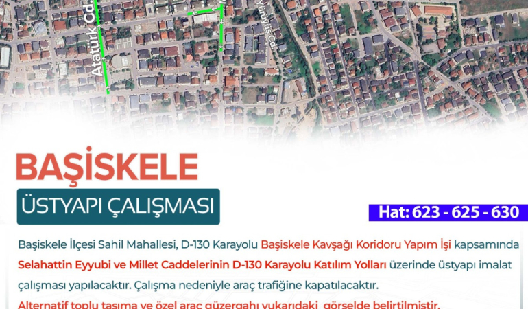 D-130’da trafik düzenlemesi
