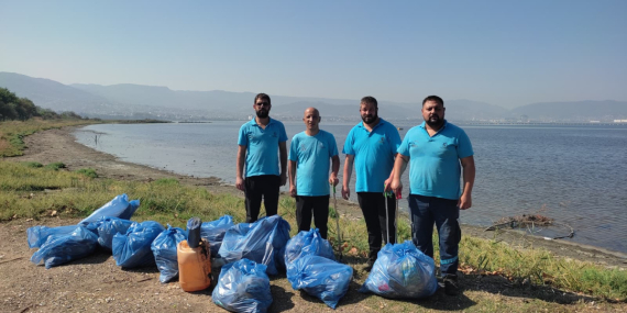 Kocaeli’de sahil temizliği Mavi Takım’dan sorulur