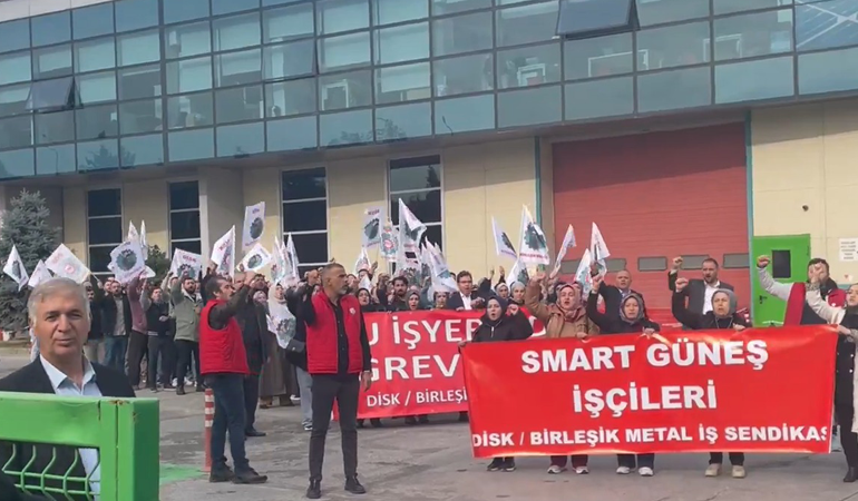 “İnsanca ücret” talebiyle grev: Smart Solar’da üretim durdu