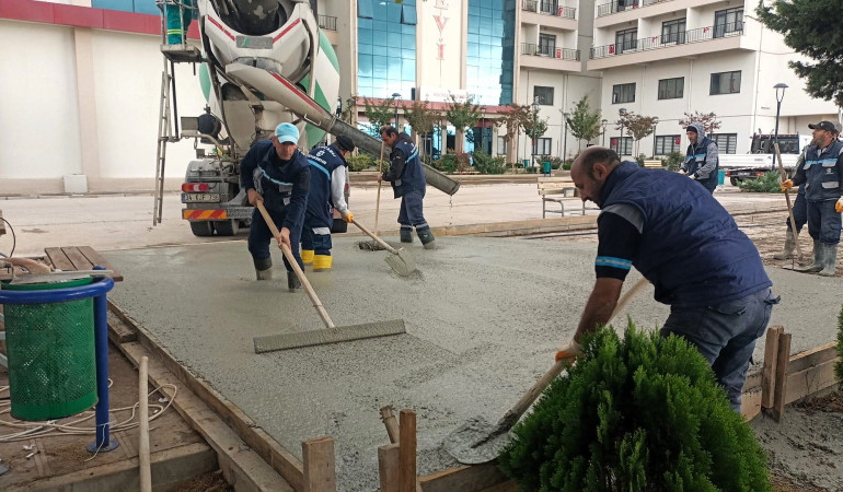 Büyükşehir’den huzurevine Bocce sahası