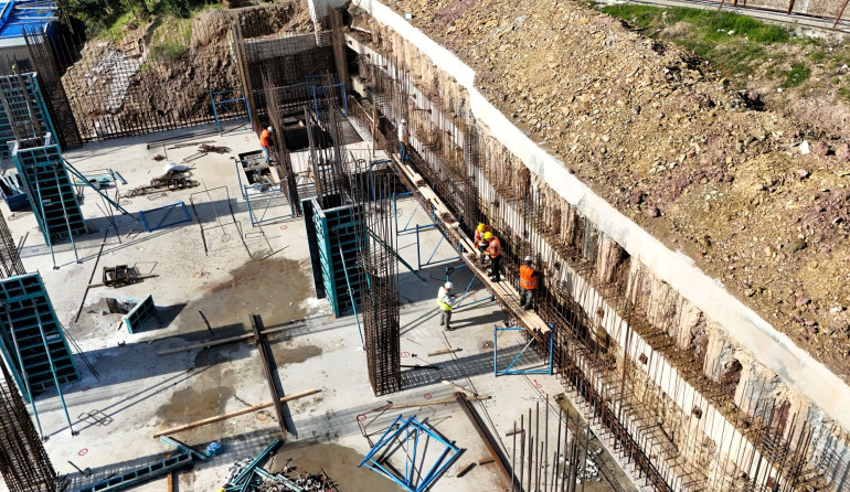 KOÜ Camii ve Otopark projesinde ilerleme yüzde 40