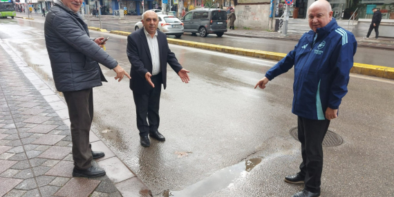 Gebze’de asfalt çöküyor!