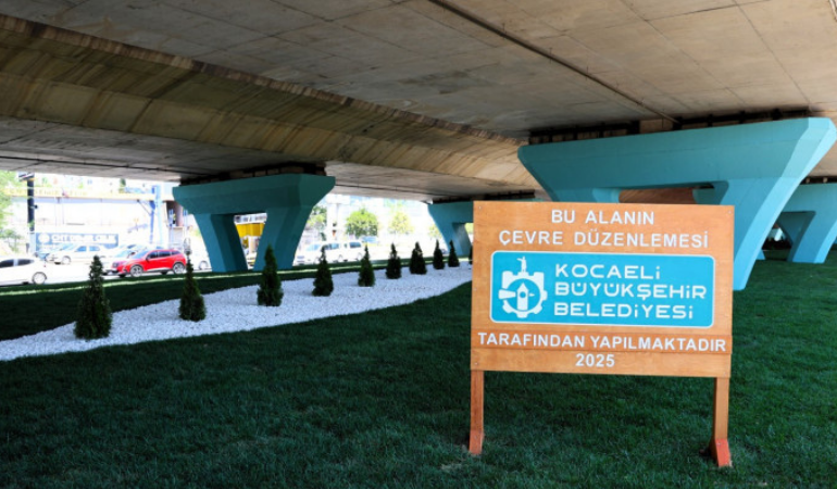 Büyükşehir’den Gebze’ye yeşil dokunuş